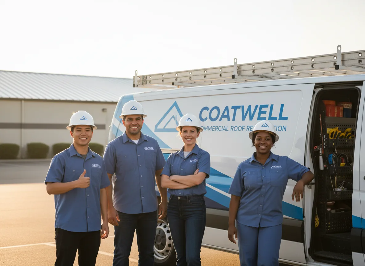 Commercial roof coating company in Collins, IA